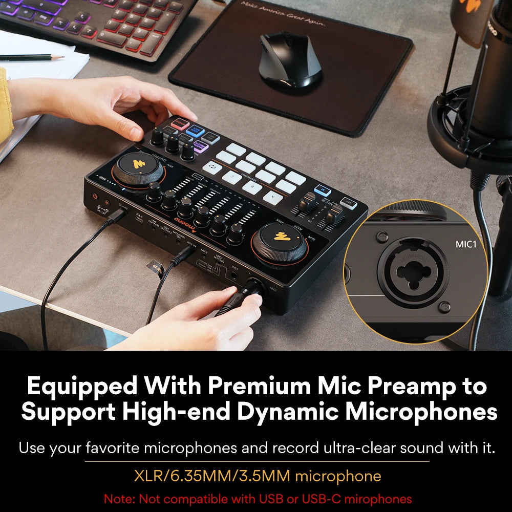 Transform Your Audio Experience with the Maonocaster AME2 Audio Interface - THE JIMMY STORE