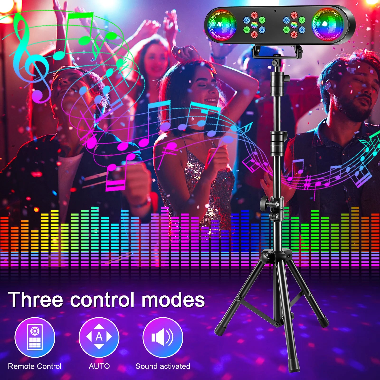 Transform Your Events with the LeLeght Mini Stage Lighting System - THE JIMMY STORE