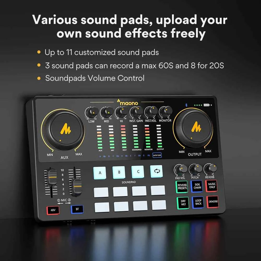 Transform Your Audio Experience with the Maonocaster AME2 Audio Interface - THE JIMMY STORE