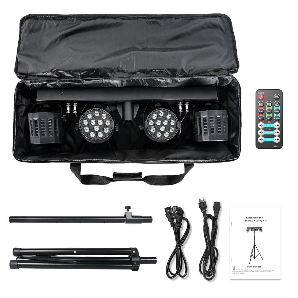 Gwong 60W Combination Bracket Lights 3/6/15CH Suitable for Churches Concerts Weddings Birthday Parties KTV With Carry Bag - THE JIMMY STORE