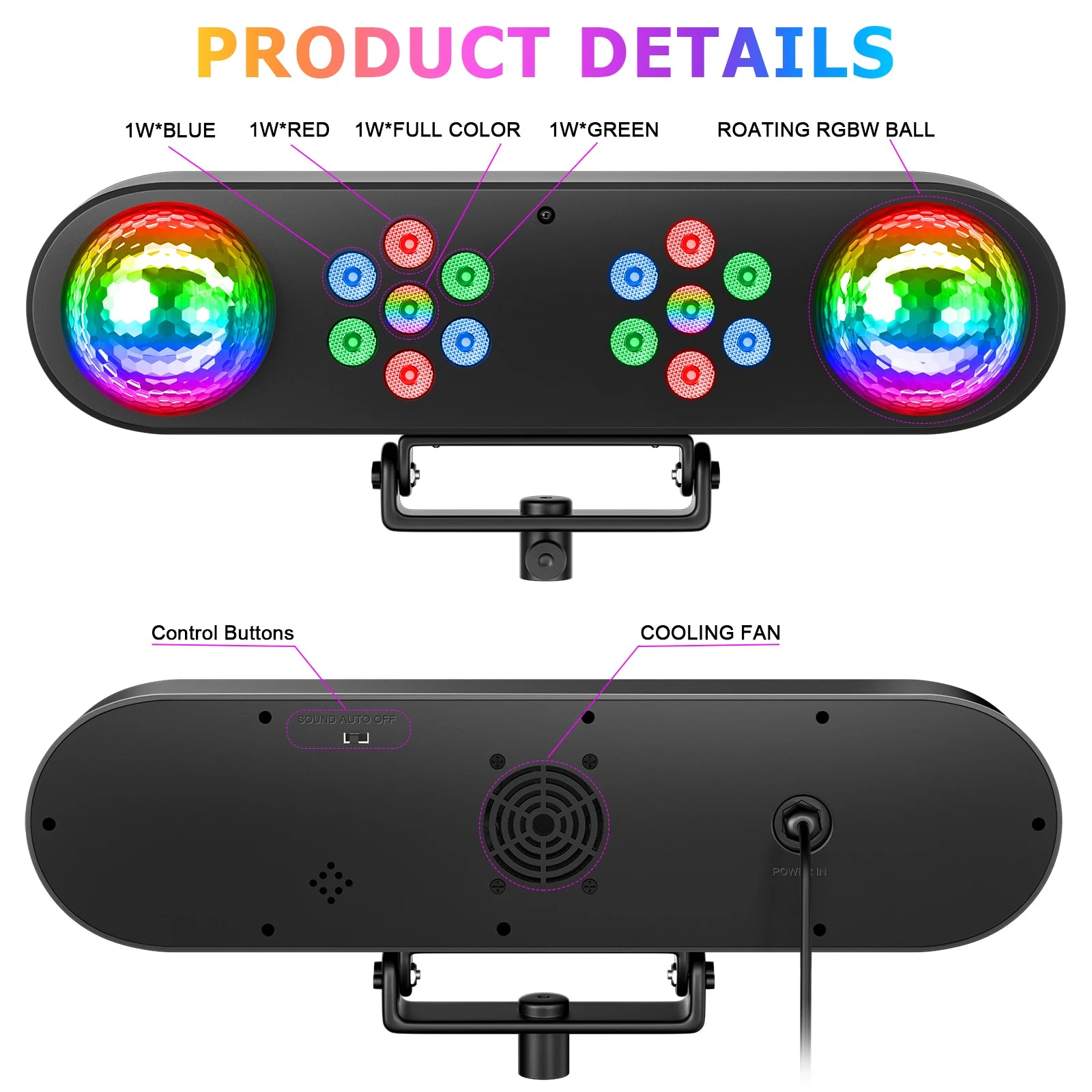 Transform Your Events with the LeLeght Mini Stage Lighting System - THE JIMMY STORE