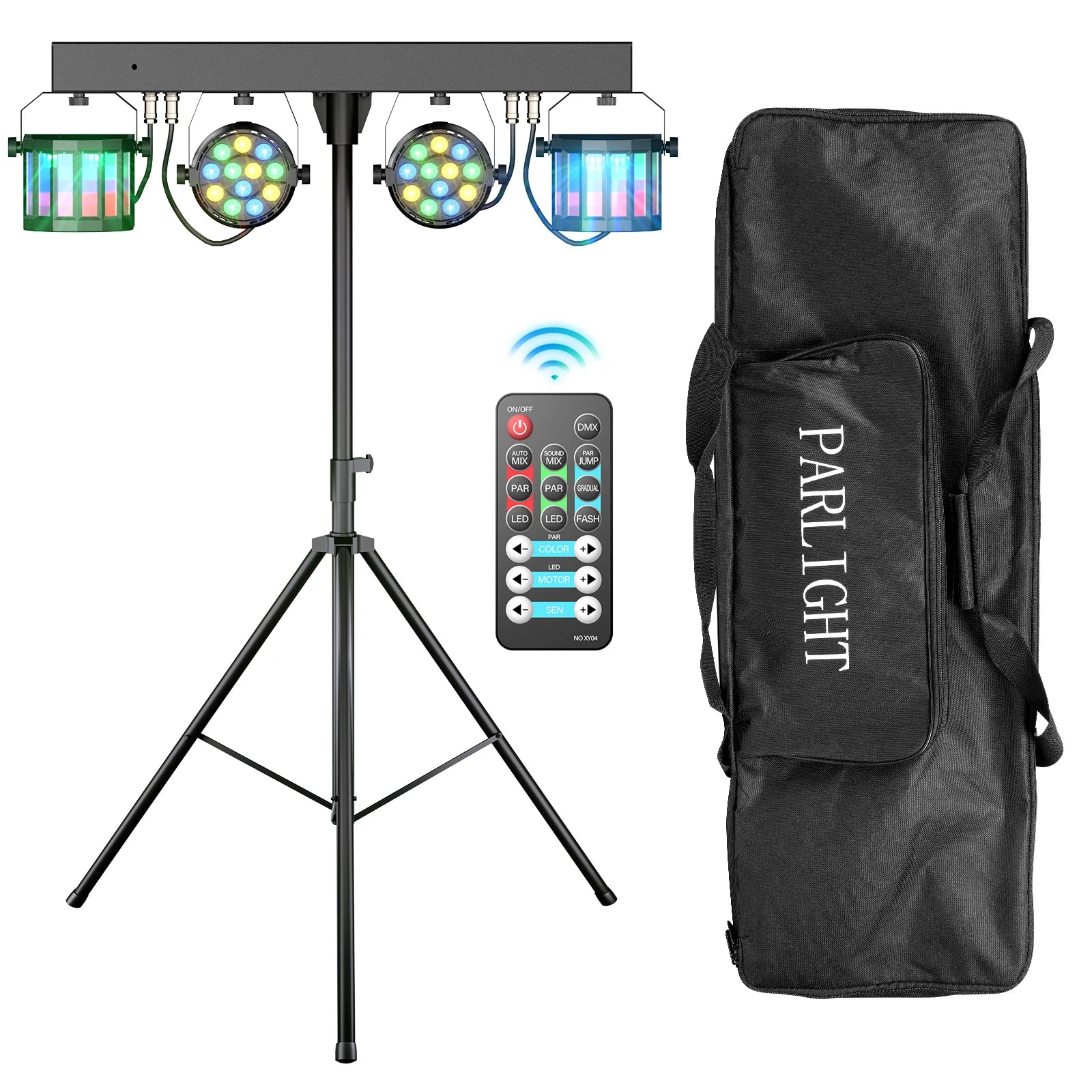 Gwong 60W Combination Bracket Lights 3/6/15CH Suitable for Churches Concerts Weddings Birthday Parties KTV With Carry Bag - THE JIMMY STORE
