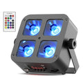 Leleght Mini Battery Powered Rechargeable Par Light 4X6W RGBWA UV Stage Light DMX512 LED Uplight For Festival Party Wedding - THE JIMMY STORE