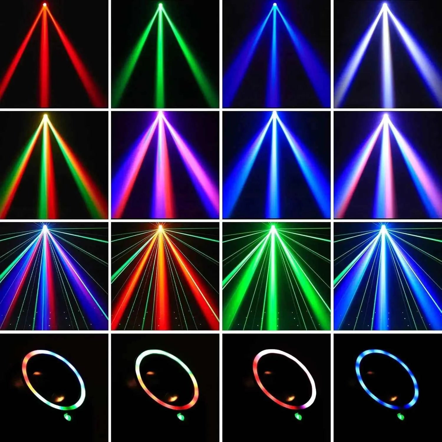 Elevate Your Events with the Mini Moving Head Light - 50W LED Stage Lighting (2 Pack) - THE JIMMY STORE
