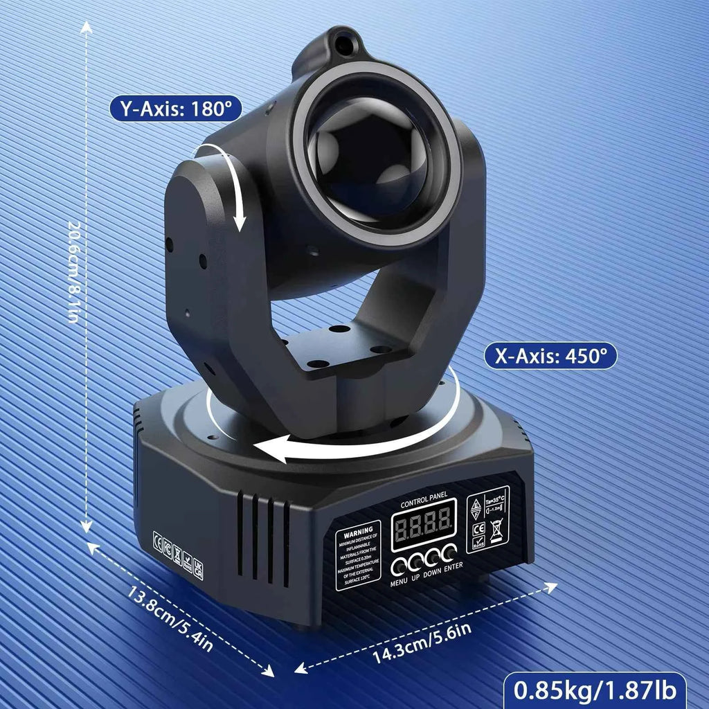 Transform Your Events with the Mini LED Moving Head Stage Light - THE JIMMY STORE