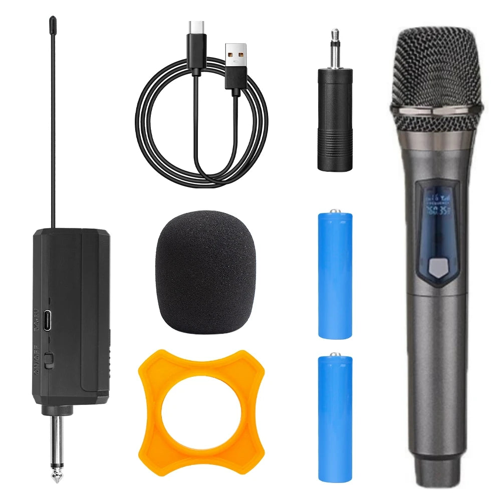 UHF Wireless Microphone System: Experience Unmatched Sound Quality for Karaoke, Events, and Presentations - THE JIMMY STORE