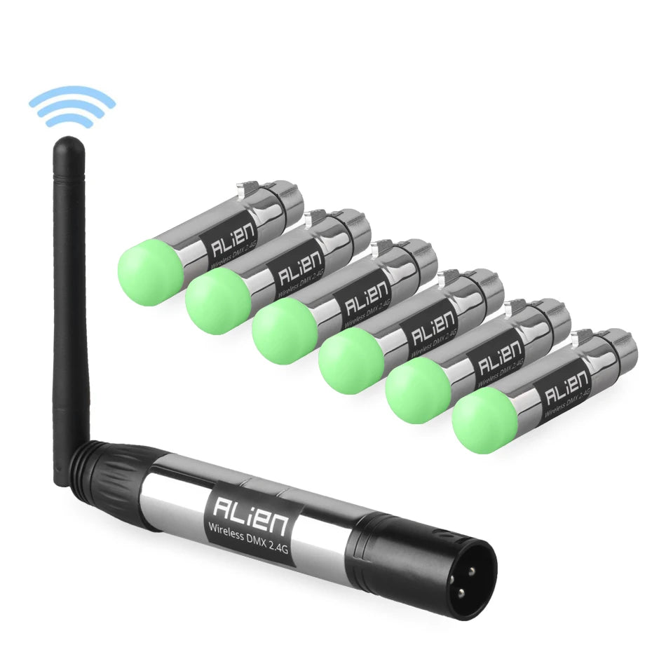 ALIEN DMX 512 Dfi DJ Disco 2.4Ghz Wireless Transmitter Receiver 400M Controller for Party Music Club DMX LED Stage Laser Lights - THE JIMMY STORE