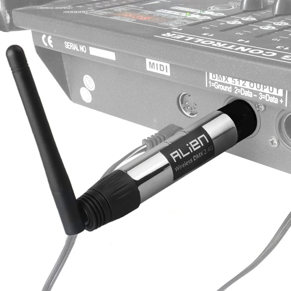 ALIEN DMX 512 Dfi DJ Disco 2.4Ghz Wireless Transmitter Receiver 400M Controller for Party Music Club DMX LED Stage Laser Lights - THE JIMMY STORE