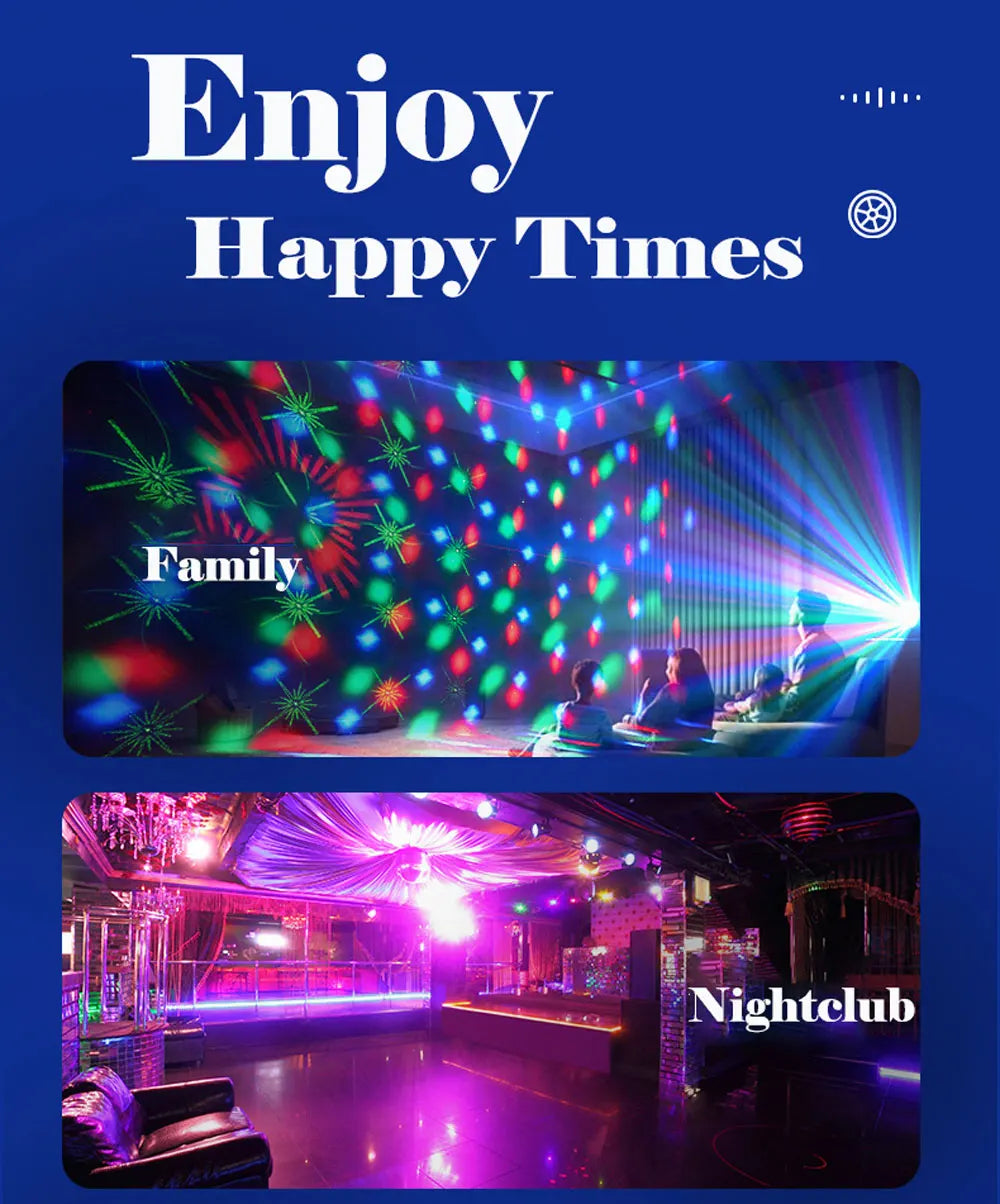 Transform Your Parties with the RGB Disco Ball Party Light - Ultimate Sound Control Strobe for Unforgettable Nights - THE JIMMY STORE