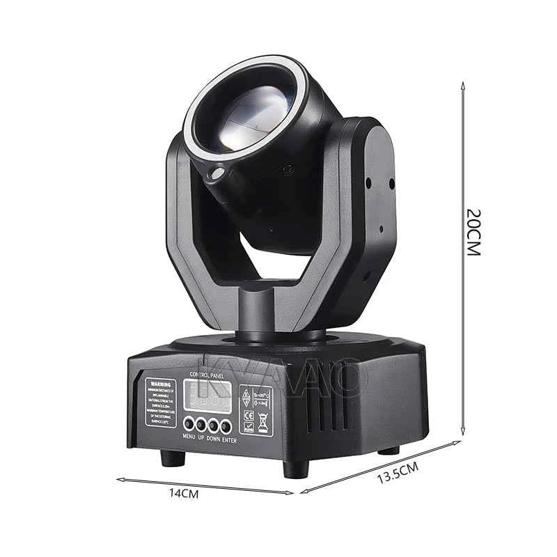 Mini Moving Head Light DMX Sound Control Remote for Disco DJ Strong Beam Wedding Event Lighting Effect For Party - THE JIMMY STORE