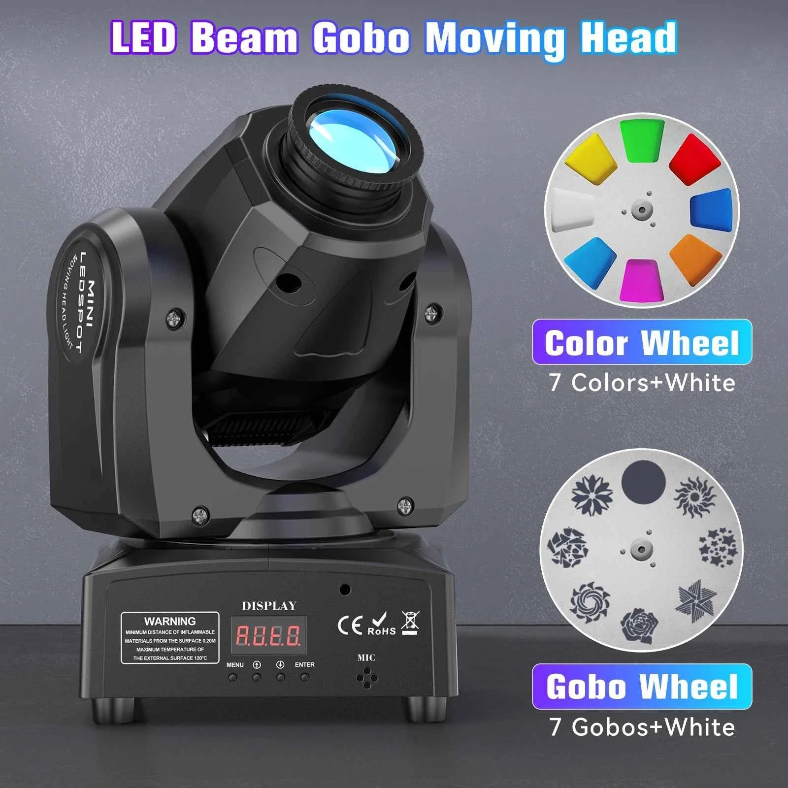 Transform Your Events with the U'King 120W LED Moving Head Light - THE JIMMY STORE