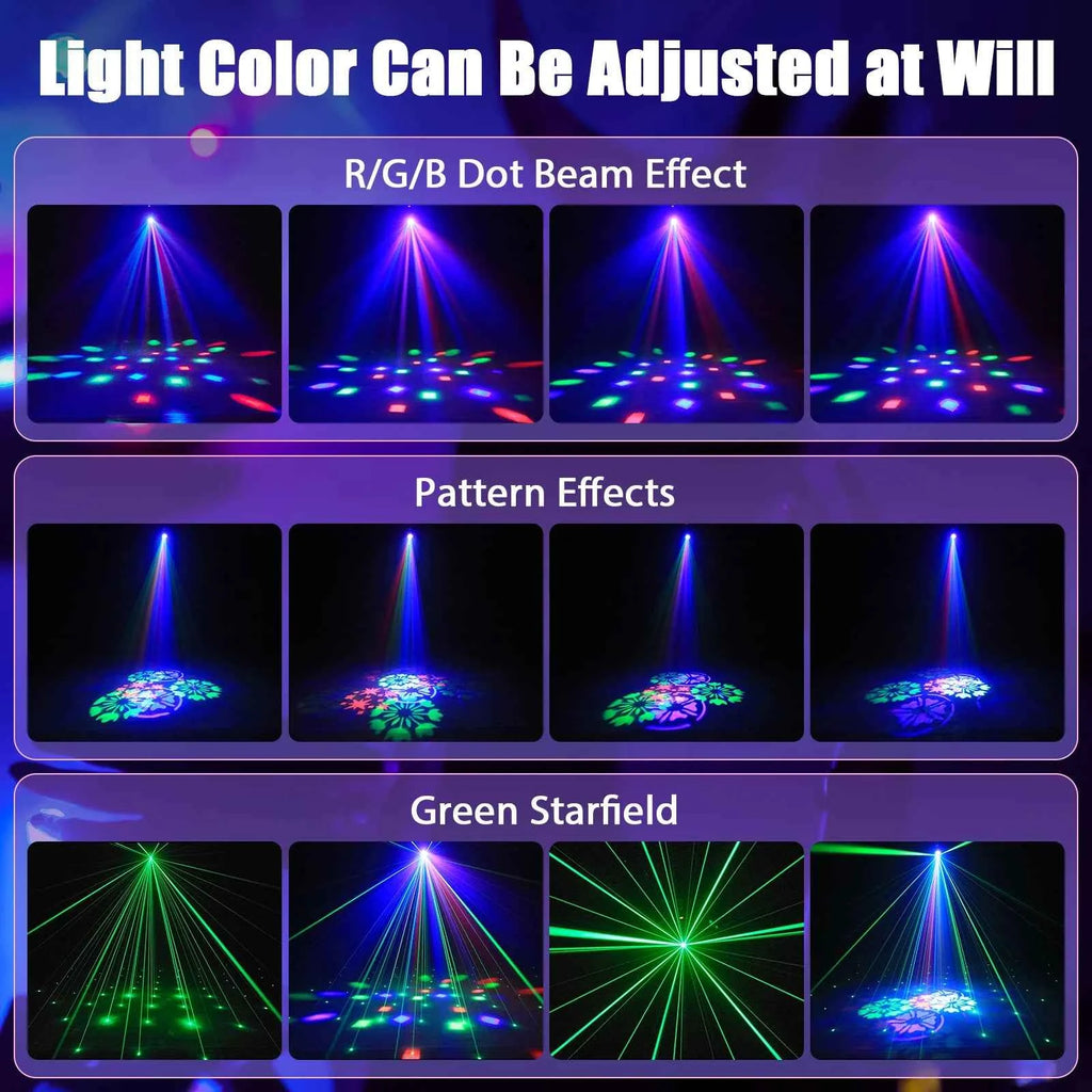 U'King Mini Moving Head Light – Elevate Your DJ and Party Atmosphere - THE JIMMY STORE