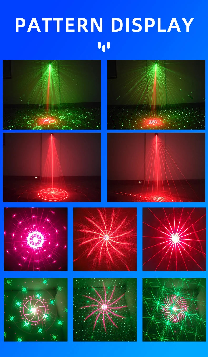 Transform Your Party with Mini Projector Disco Lights - 60 Patterns of Fun! - THE JIMMY STORE