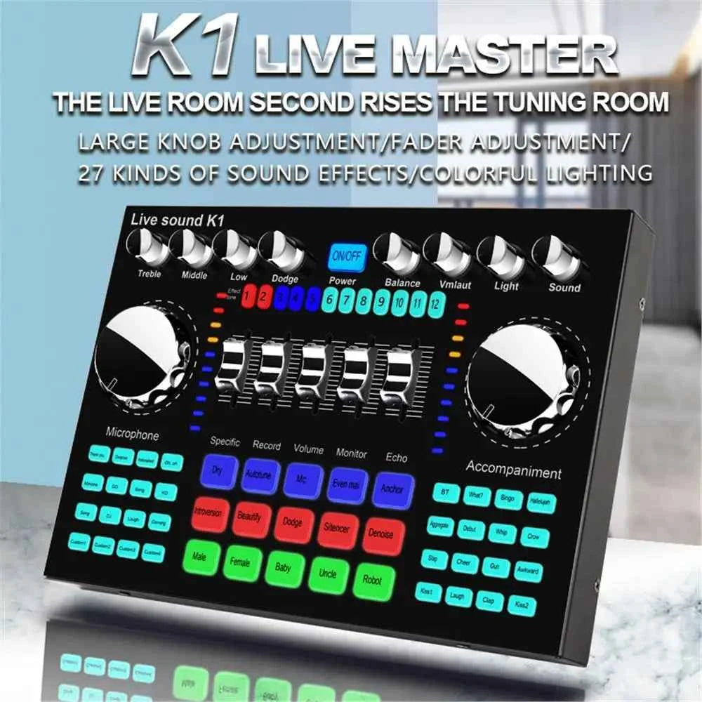 Enhance Your Performances with the Portable Live Sound Card for Streamers and Musicians - THE JIMMY STORE
