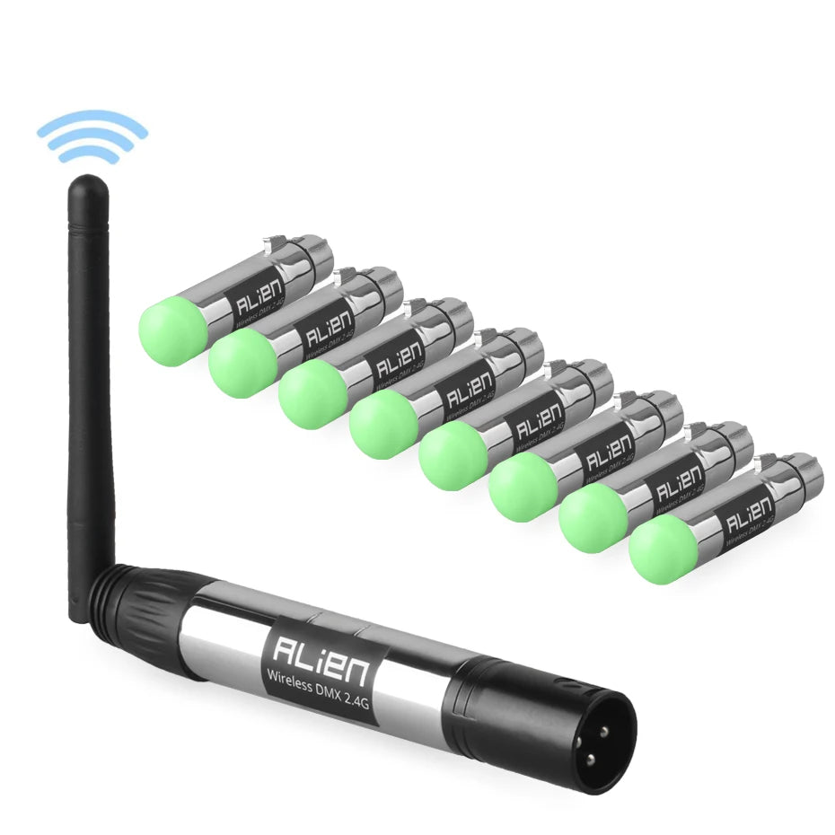 ALIEN DMX 512 Dfi DJ Disco 2.4Ghz Wireless Transmitter Receiver 400M Controller for Party Music Club DMX LED Stage Laser Lights - THE JIMMY STORE