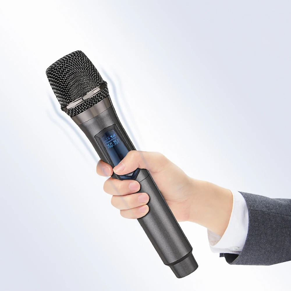 UHF Wireless Microphone System: Experience Unmatched Sound Quality for Karaoke, Events, and Presentations - THE JIMMY STORE