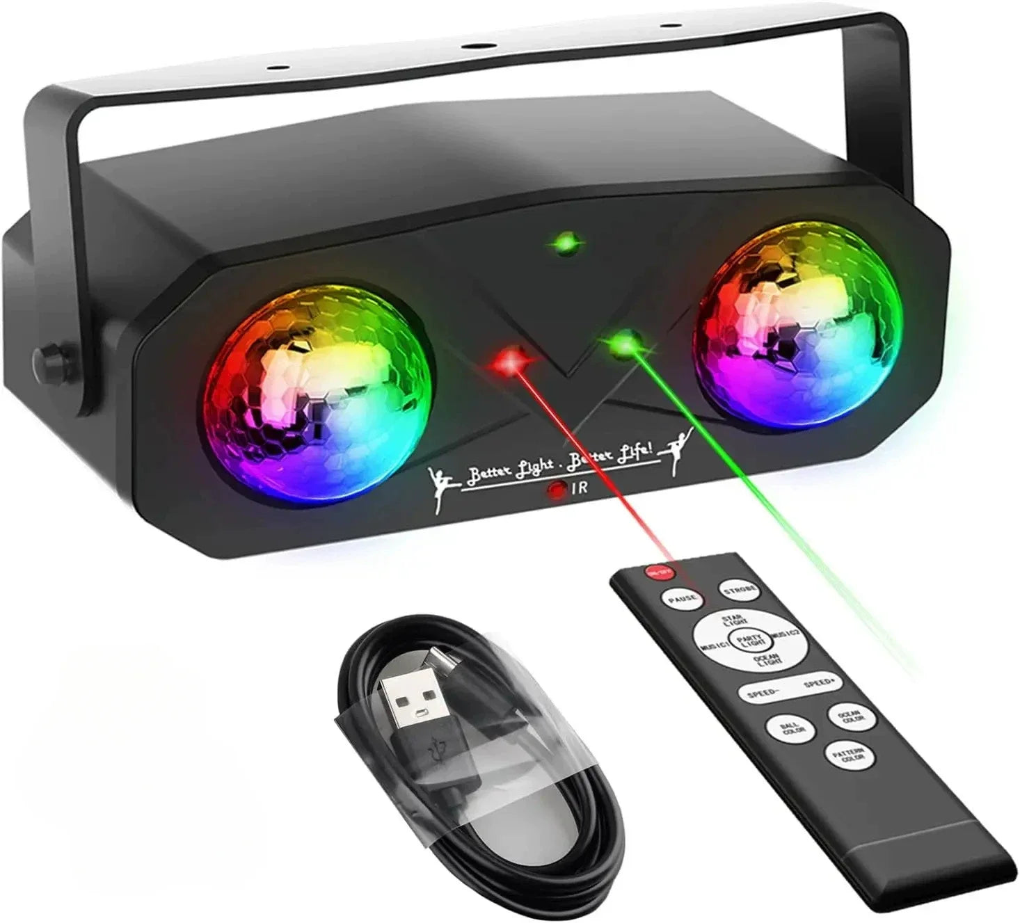 Transform Your Space with the Disco Ball Light Projector - Ultimate Party Lighting Experience - THE JIMMY STORE