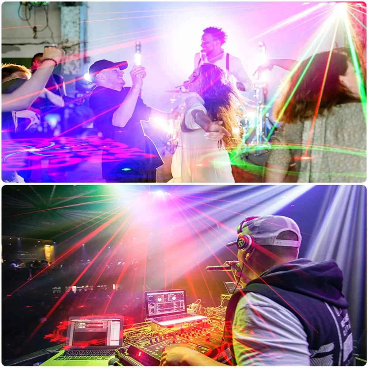Transform Your Space with Party DJ Disco Lights: 3D Effects & Remote Control - THE JIMMY STORE