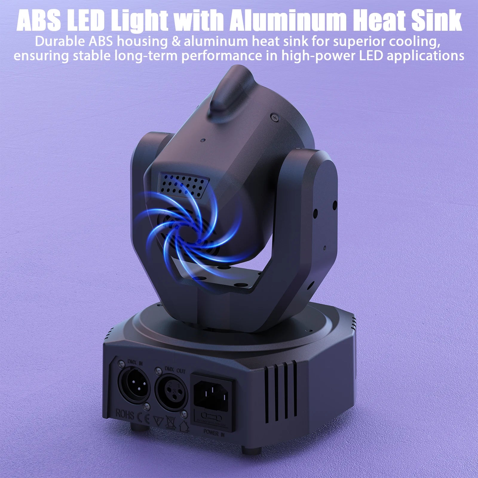 U'King Mini Moving Head Light – Elevate Your DJ and Party Atmosphere - THE JIMMY STORE