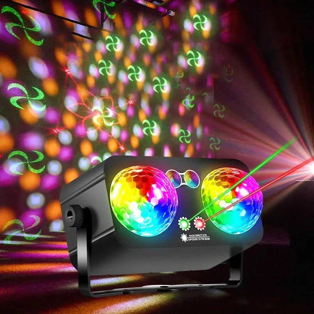 Transform Your Parties with the RGB Disco Ball Party Light - Ultimate Sound Control Strobe for Unforgettable Nights - THE JIMMY STORE