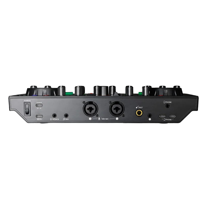 Takstar MX3 Mixer Webcast Sound Card Mixing Console Podcast Studio For Pro Stage Studio-level Reverb - THE JIMMY STORE