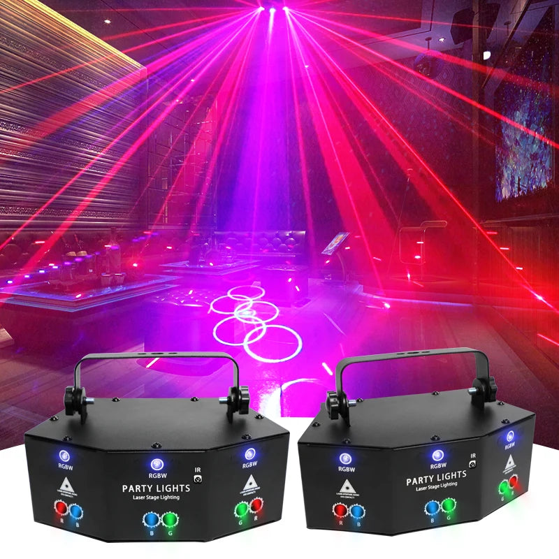 Transform Your Events with Our LED Party Light – Sound Activated with RGB Strobe Effect - THE JIMMY STORE