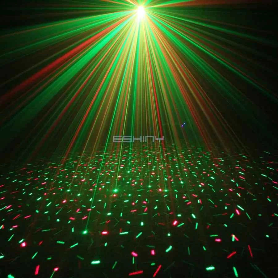 Rechargeable Mini R&G Firefly Laser Disco Light Full Stars Projector DJ Dance Bar Party Xmas Stage Effect Decoration Lamp YB - THE JIMMY STORE
