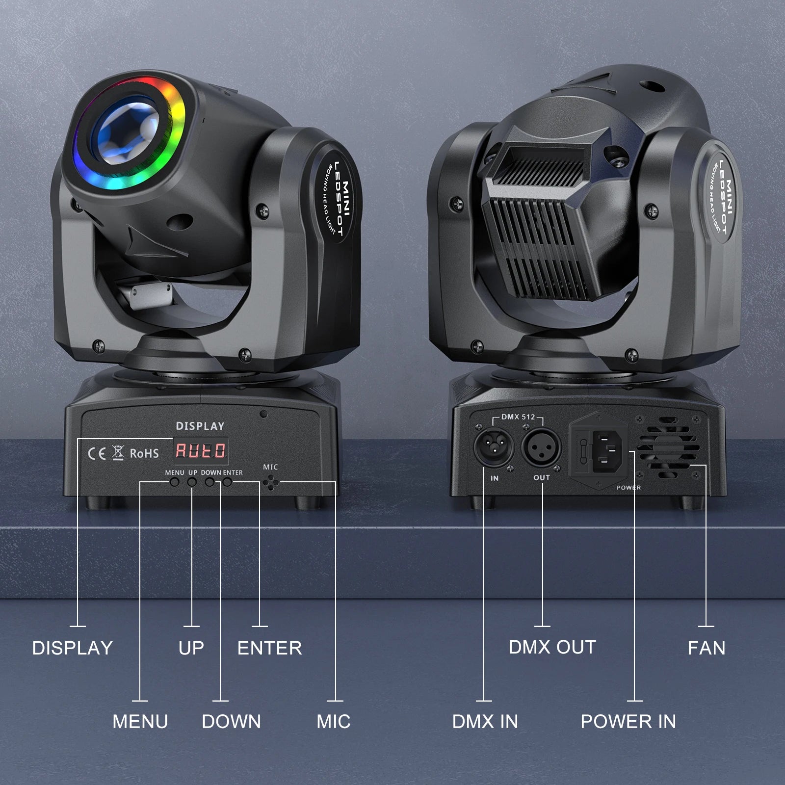 Elevate Your Events with U'King 120W LED Stage Light - THE JIMMY STORE