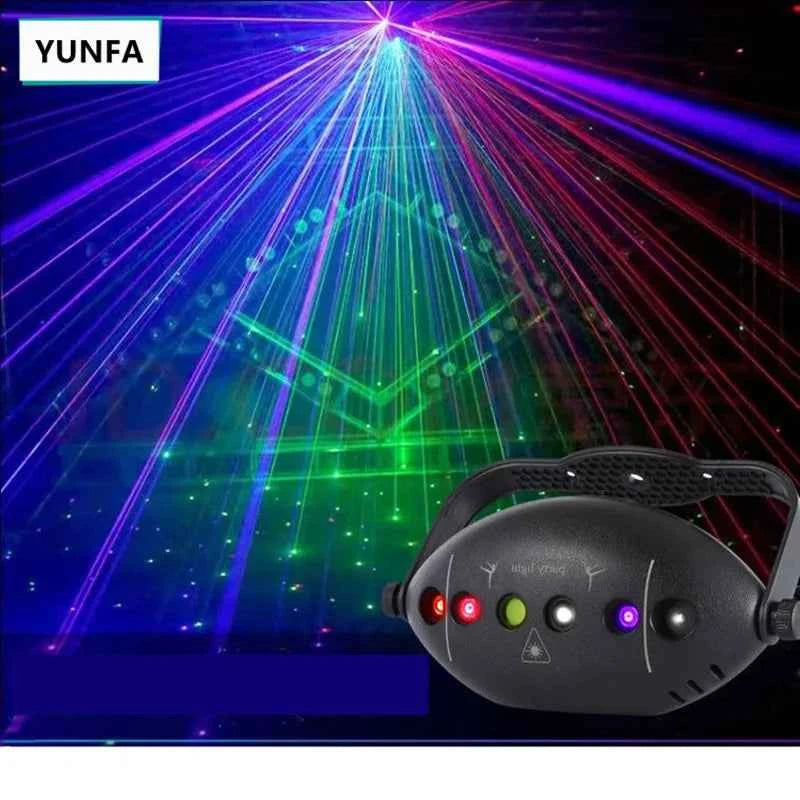 Stage Party Laser Projector DJ Disco Light Red Green Blue Strobe Party Club Home Festival Decorative Light Effect - THE JIMMY STORE