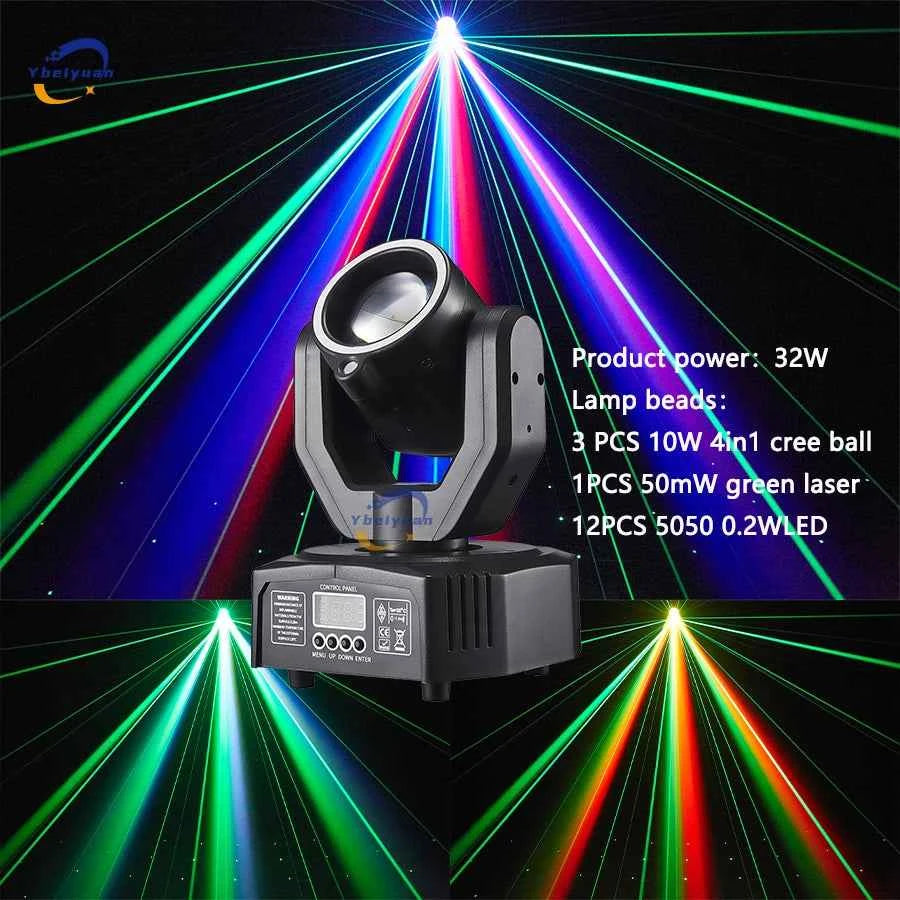 Transform Your Events with the Ybeiyuan Super Mini Moving Head Light - THE JIMMY STORE