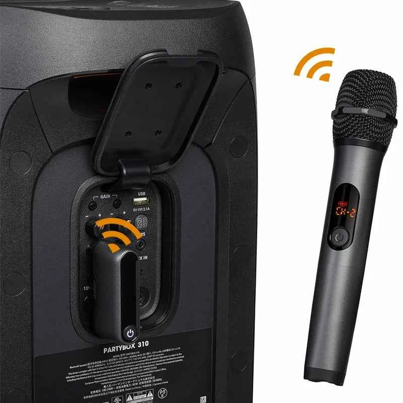 Professional 2 Channel UHF For JBL Wireless Handheld Microphone System Mike 6.3 Interface 1 T 2 Karaoke Singing DJ KTV karaoke - THE JIMMY STORE