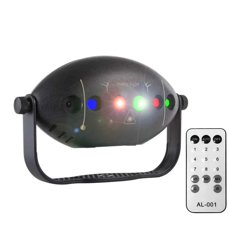Stage Party Laser Projector DJ Disco Light Red Green Blue Strobe Party Club Home Festival Decorative Light Effect - THE JIMMY STORE