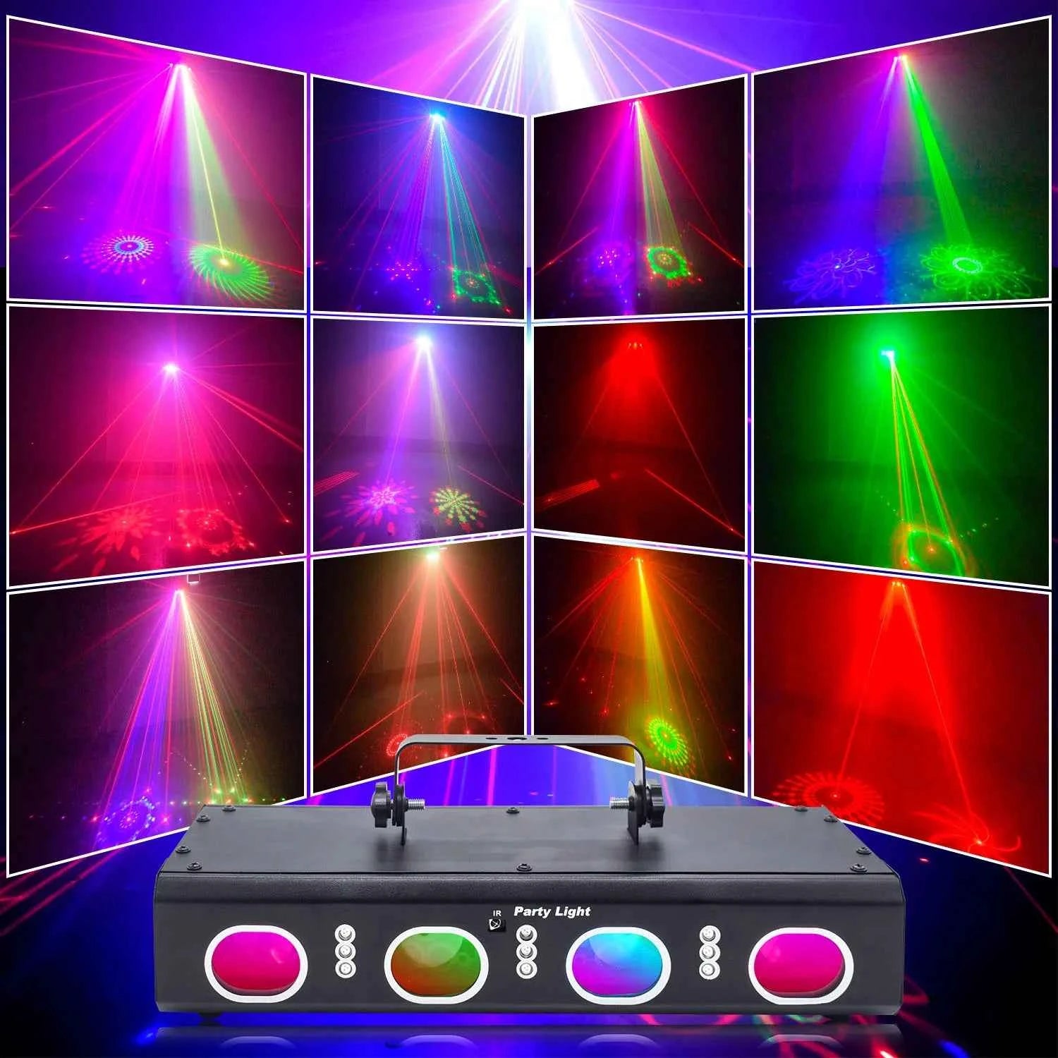 Transform Your Space with Party DJ Disco Lights: 3D Effects & Remote Control - THE JIMMY STORE