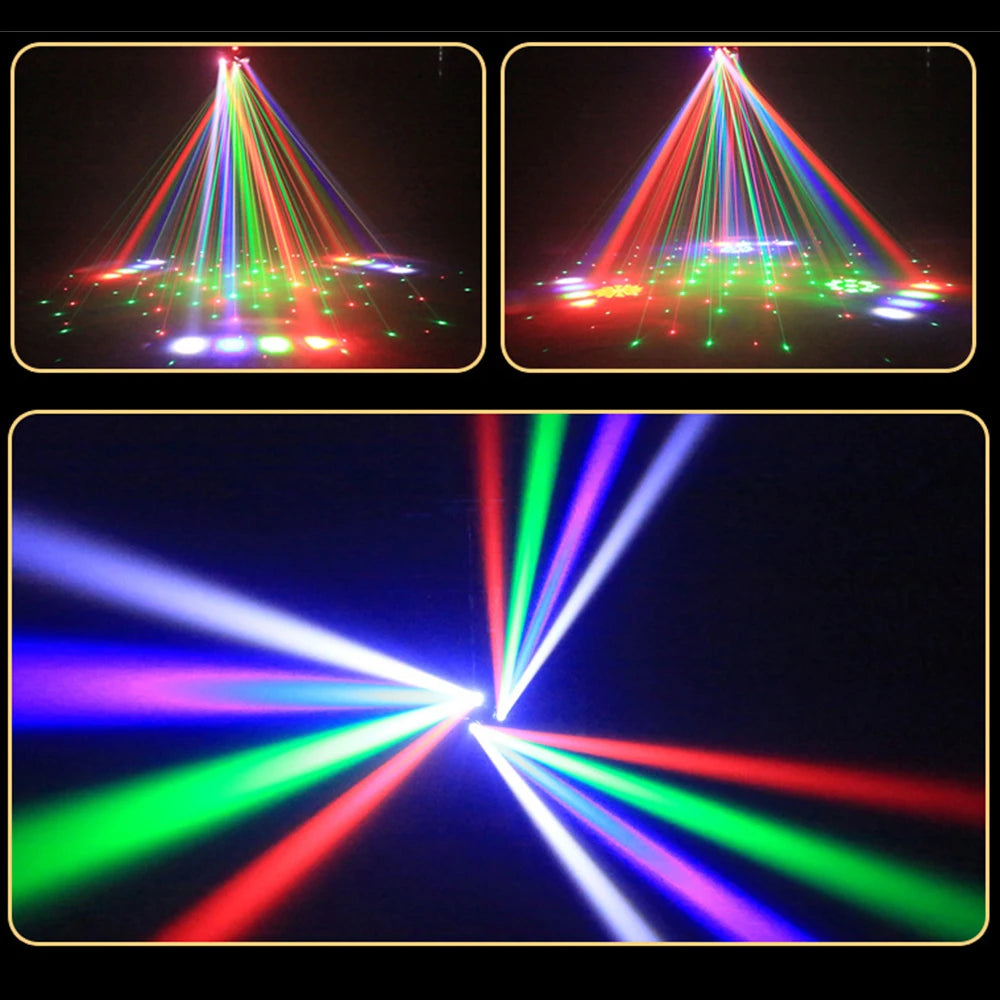Disco Party Lights with Sound Control DJ Indoor Laser Projector DMX Lighting Dynamic Dance Club and Holiday 2025 Newest - THE JIMMY STORE