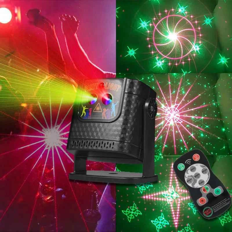 Transform Your Party with Mini Projector Disco Lights - 60 Patterns of Fun! - THE JIMMY STORE