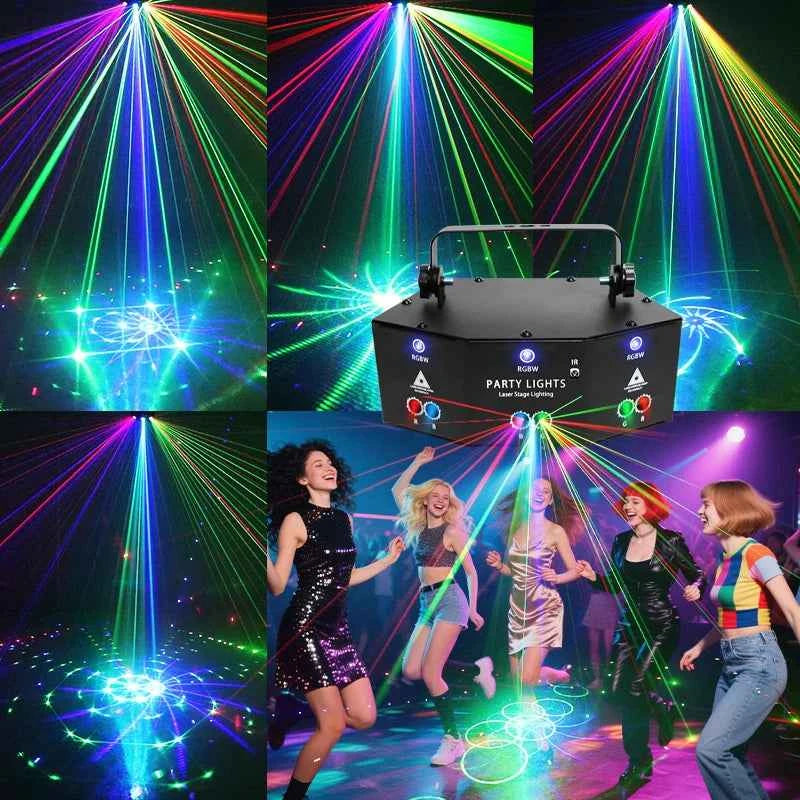 Transform Your Events with Our LED Party Light – Sound Activated with RGB Strobe Effect - THE JIMMY STORE