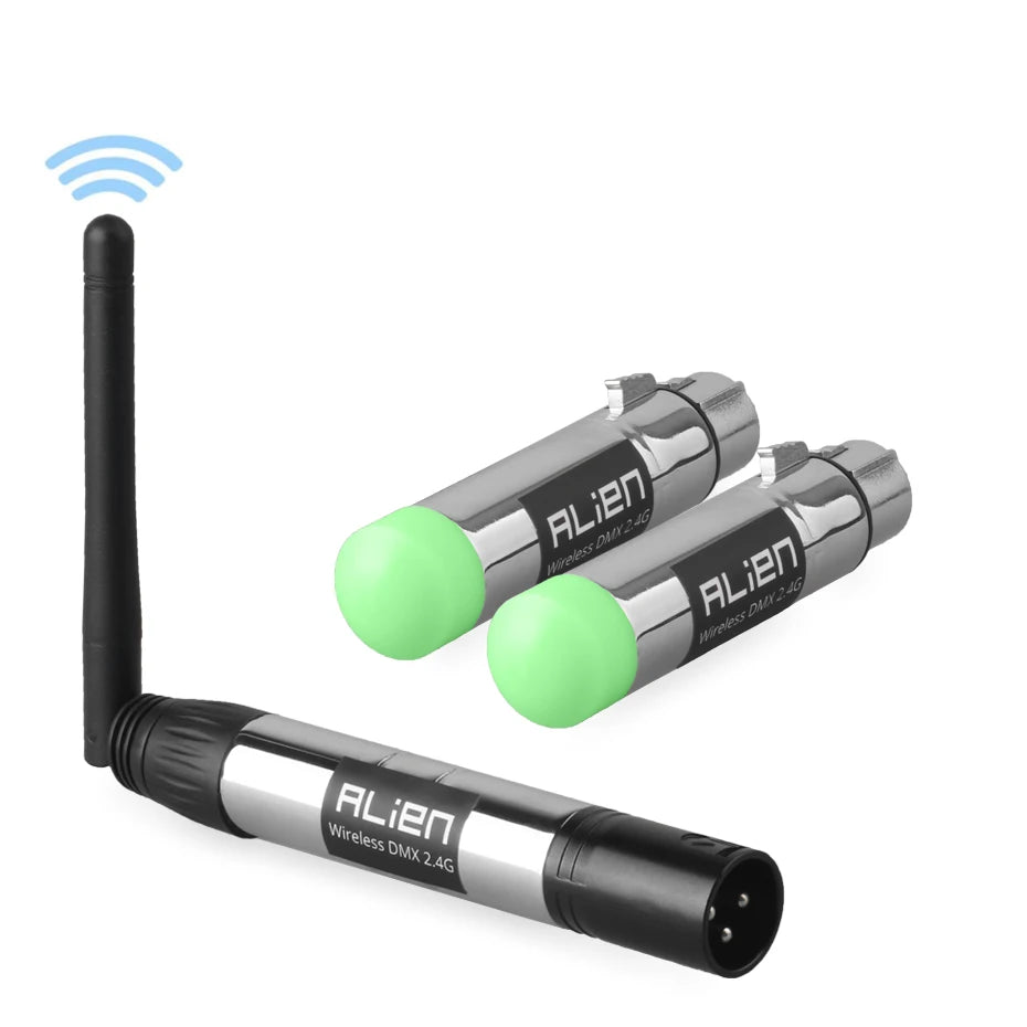 ALIEN DMX 512 Dfi DJ Disco 2.4Ghz Wireless Transmitter Receiver 400M Controller for Party Music Club DMX LED Stage Laser Lights - THE JIMMY STORE