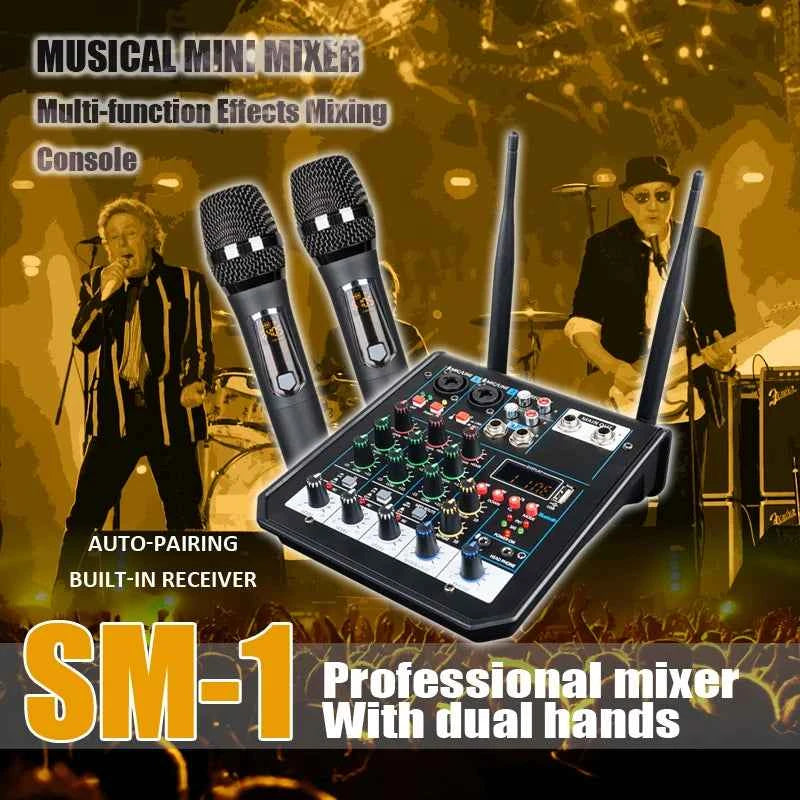 Elevate Your Sound: Bluetooth DJ Mixer with Microphone - THE JIMMY STORE