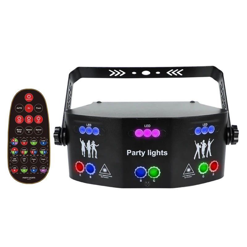 LED Light RGBW 4in1 Beam Spot Wash Effect Light DMX512 Sound Control Stage Light For DJ Club Party KTV Bar Wedding Event Show - THE JIMMY STORE