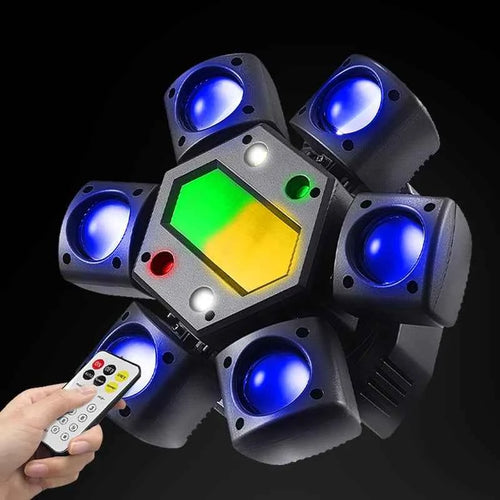 Disco Party Lights with Sound Control DJ Indoor Laser Projector DMX Lighting Dynamic Dance Club and Holiday 2025 Newest - THE JIMMY STORE