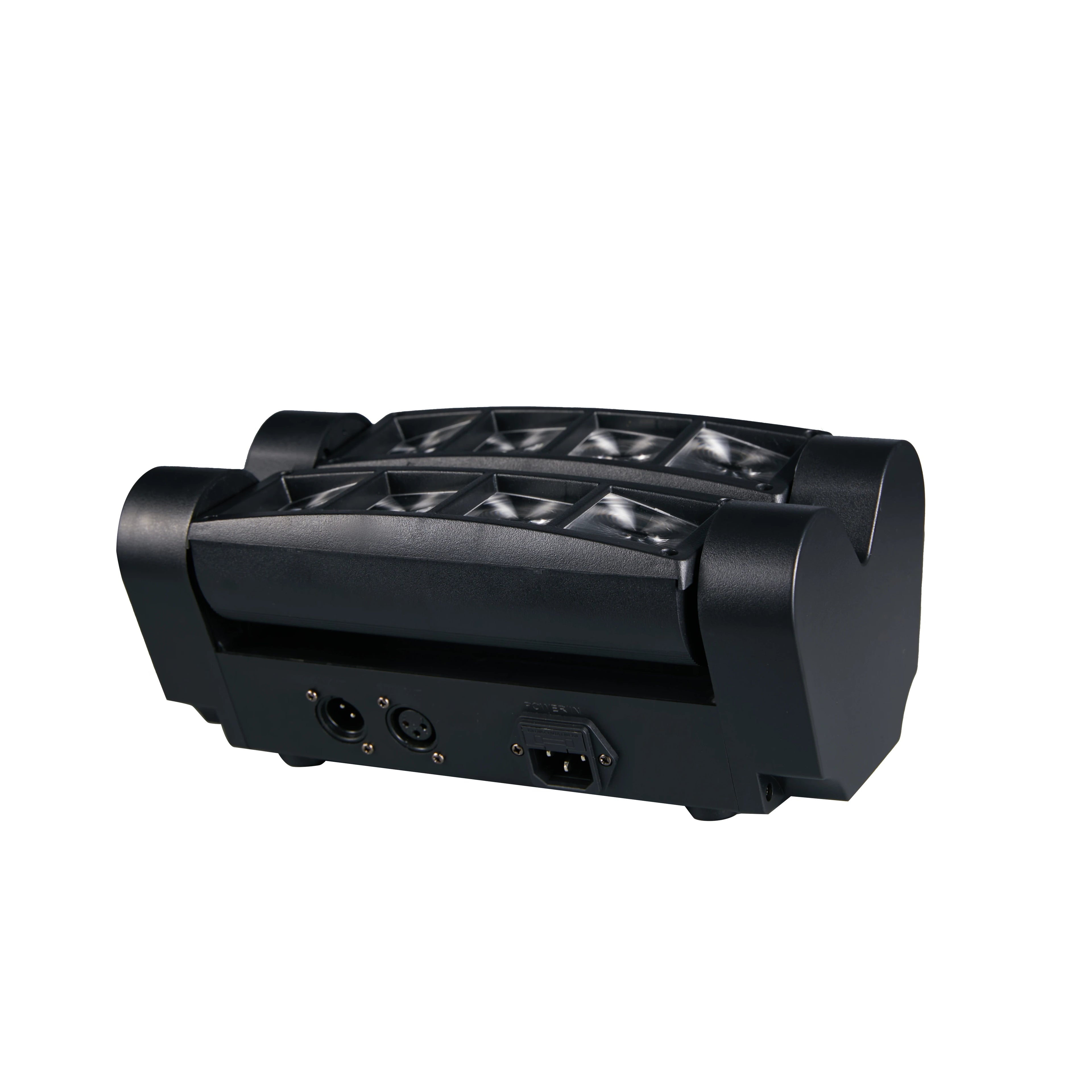 Spider Moving Head Light 8x10W LEDs Beam DJ Lights RGBW Sound Activated and DMX-512 Control for Party Pub Festival Disco Show We - THE JIMMY STORE