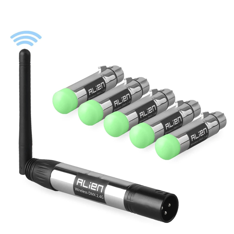 ALIEN DMX 512 Dfi DJ Disco 2.4Ghz Wireless Transmitter Receiver 400M Controller for Party Music Club DMX LED Stage Laser Lights - THE JIMMY STORE