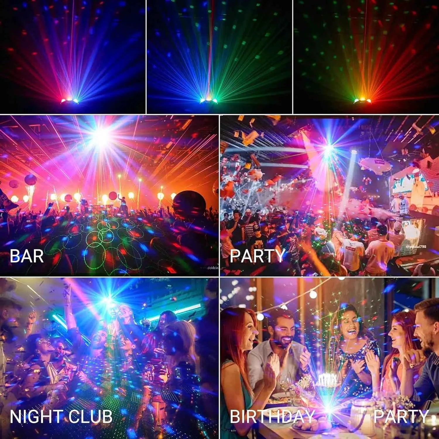 Elevate Your Events with the DJ Stage Lighting Effect - 2026 LED RGB Beam Spot Light - THE JIMMY STORE
