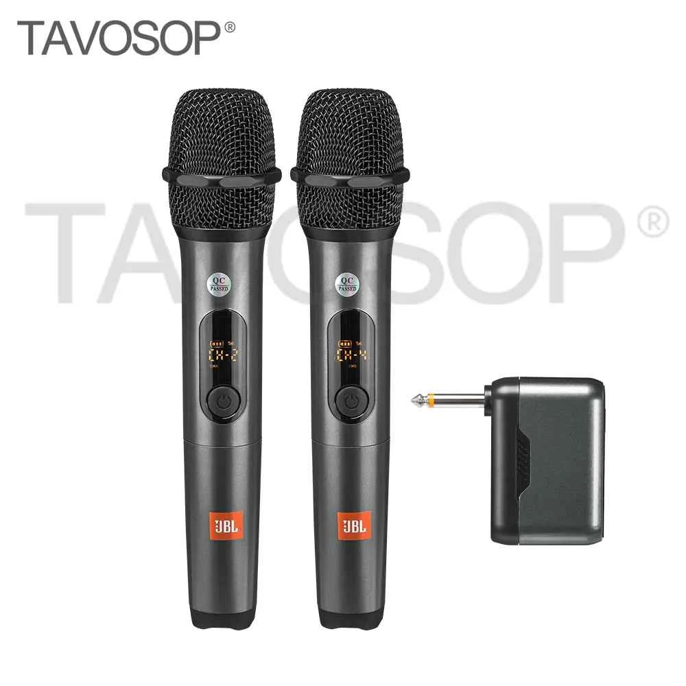 Professional 2 Channel UHF For JBL Wireless Handheld Microphone System Mike 6.3 Interface 1 T 2 Karaoke Singing DJ KTV karaoke - THE JIMMY STORE