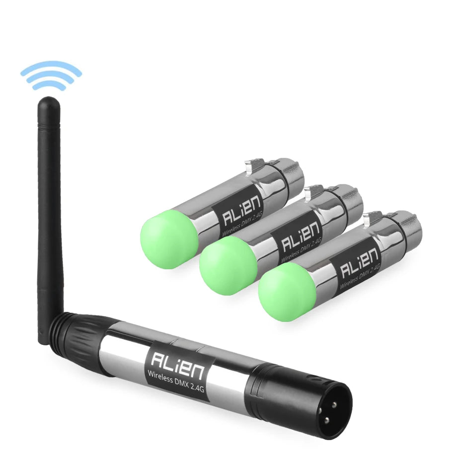ALIEN DMX 512 Dfi DJ Disco 2.4Ghz Wireless Transmitter Receiver 400M Controller for Party Music Club DMX LED Stage Laser Lights - THE JIMMY STORE