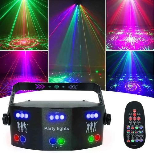 LED Light RGBW 4in1 Beam Spot Wash Effect Light DMX512 Sound Control Stage Light For DJ Club Party KTV Bar Wedding Event Show - THE JIMMY STORE