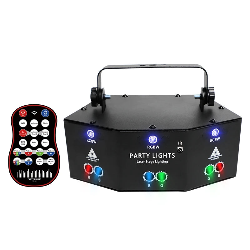 Transform Your Events with Our LED Party Light – Sound Activated with RGB Strobe Effect - THE JIMMY STORE