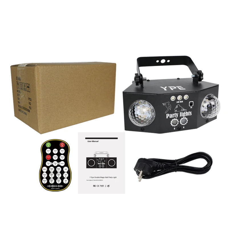 Elevate Your Events with the DJ Stage Lighting Effect - 2026 LED RGB Beam Spot Light - THE JIMMY STORE