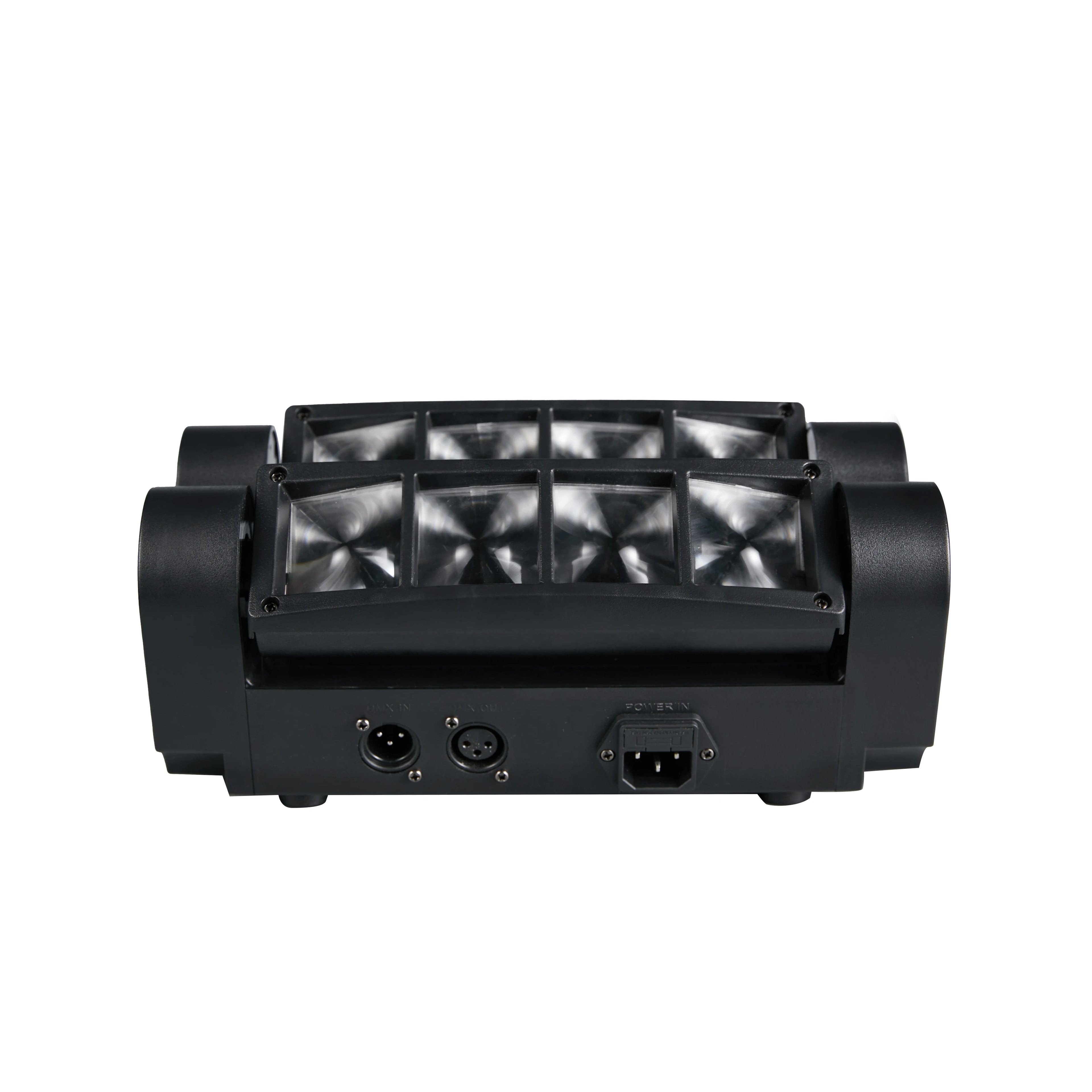 Spider Moving Head Light 8x10W LEDs Beam DJ Lights RGBW Sound Activated and DMX-512 Control for Party Pub Festival Disco Show We - THE JIMMY STORE