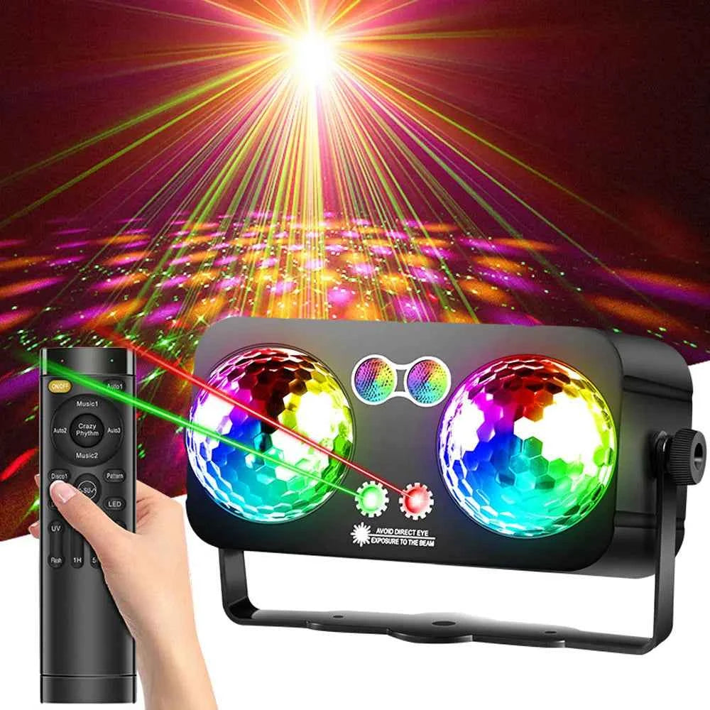 Transform Your Parties with the RGB Disco Ball Party Light - Ultimate Sound Control Strobe for Unforgettable Nights - THE JIMMY STORE